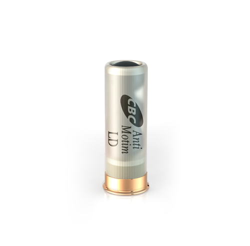 Cartucho CBC .12GA [70mm] Anti-Motim Longa Distância (Borracha) Cx.25un