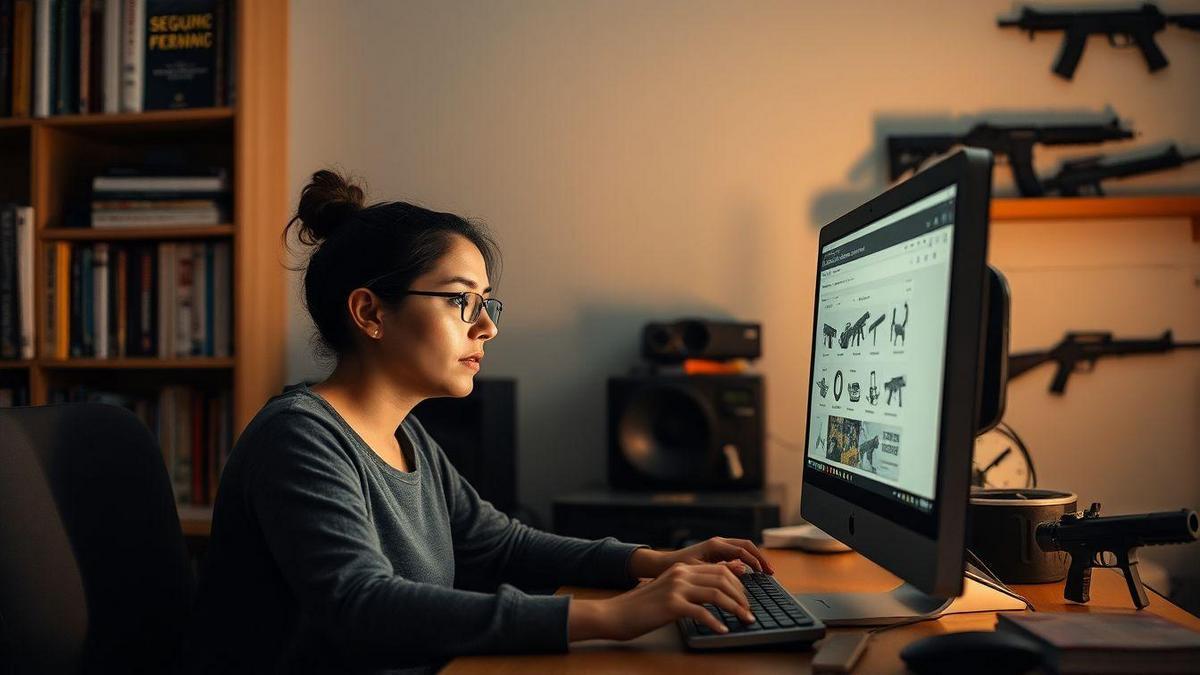 Introdução à compra de armas de fogo pela internet